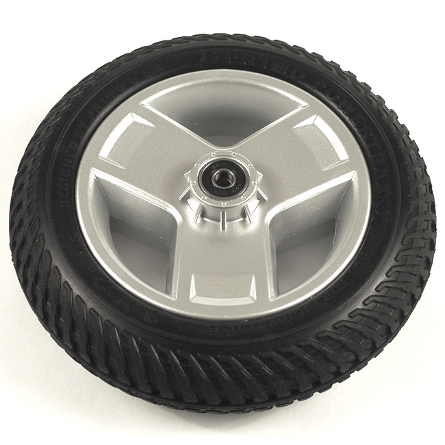 8" Black Flat-Free Front Wheel Assembly for Go Go Elite Traveller 3-Wheel Scooters 8" Black Flat-Free Front Wheel Assembly for Go Go Elite Traveller 3-Wheel Scooters