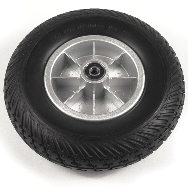 8" Black Flat-Free Wheel Assembly fo Go Go Scooters 8" Black Flat-Free Wheel Assembly fo Go Go Scooters