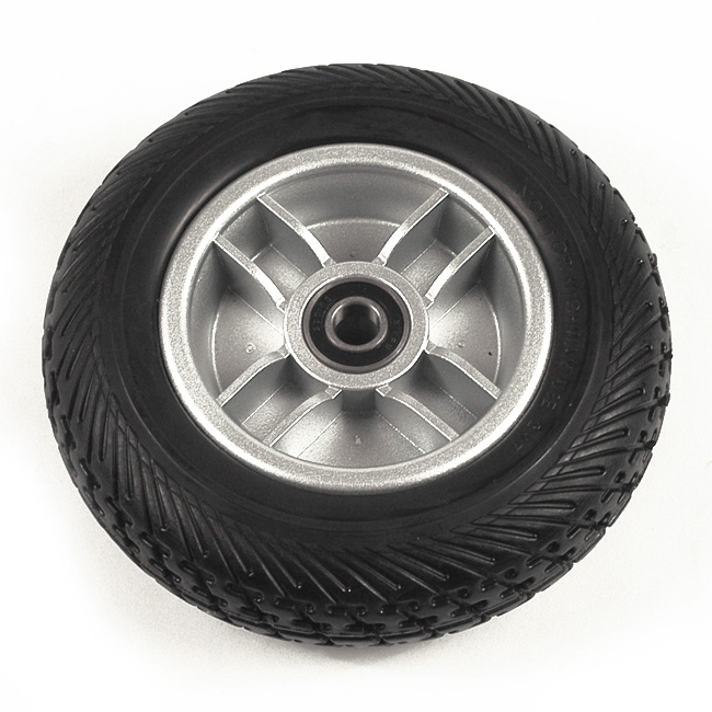 7" Black Flat-Free Front Wheel Assembly for Go Go Elite Traveller Scooters 7" Black Flat-Free Front Wheel Assembly for Go Go Elite Traveller Scooters