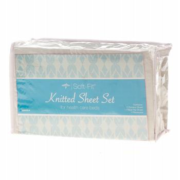 Soft-Fit Knitted Sheet Set (Case/ 6 Sets) Soft-Fit Knitted Sheet Set (Case/ 6 Sets)
