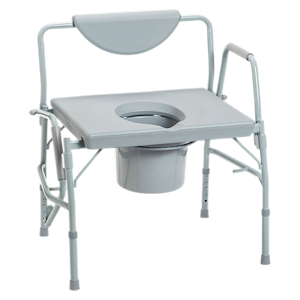 Drive Medical Deluxe Bariatric Drop-Arm Commode