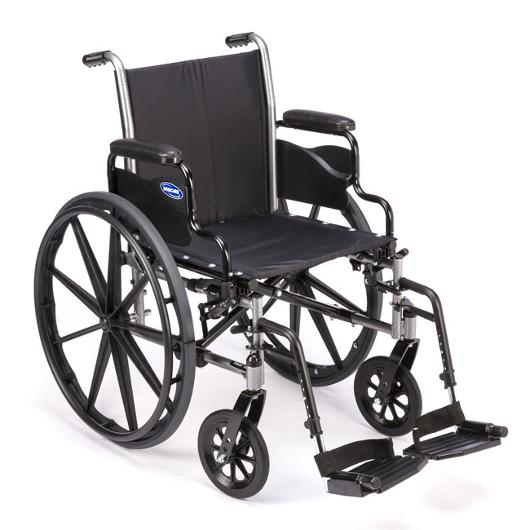 Invacare Tracer SX5 Custom Standard Lightweight Wheelchair with Swing-away Footrest from SpinLife