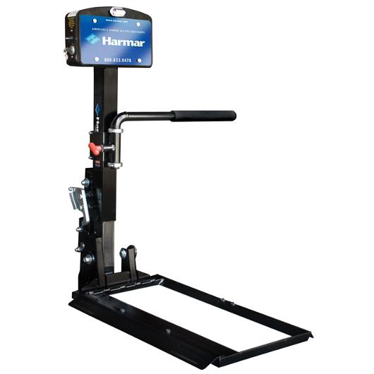 Harmar/AL580XL Power Wheelchair Lift Outside Vehicle from SpinLife