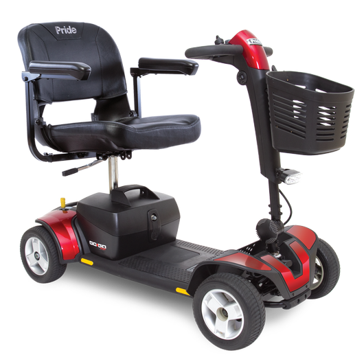 Pride Go Sport 4-Wheel w/EZ Turn Mobility Scooters Travel Scooter from SpinLife