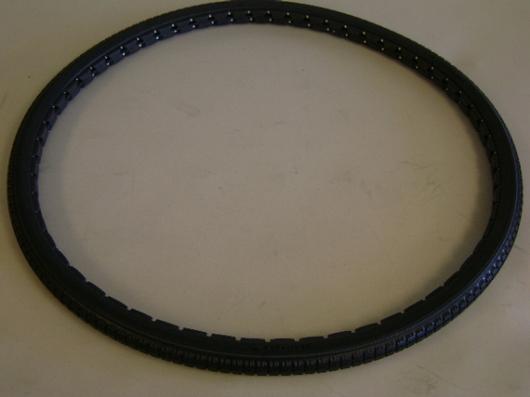 Black Treaded Solid Tire 24" X 1 3/8", EACH