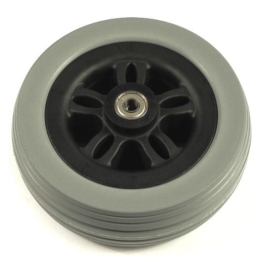6" Gray Caster Wheel Assembly for Jazzy 614/614HD 6" Gray Caster Wheel Assembly for Jazzy 614/614HD