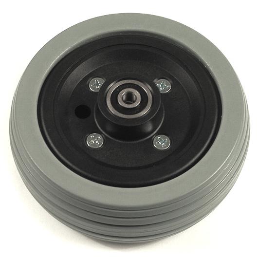 6" Flat-Free Caster Wheel Assembly for Jazzy Power Chairs 6" Flat-Free Caster Wheel Assembly for Jazzy Power Chairs