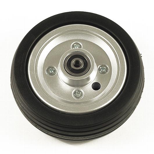 Pride 6" Black FlatFree Rear Caster Wheel Assembly for Jazzy Chairs