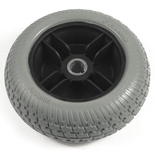 7.5" Gray Flat-Free Drive Wheel Assembly for Go Chair & Z Chair 7.5" Gray Flat-Free Drive Wheel Assembly for Go Chair & Z Chair