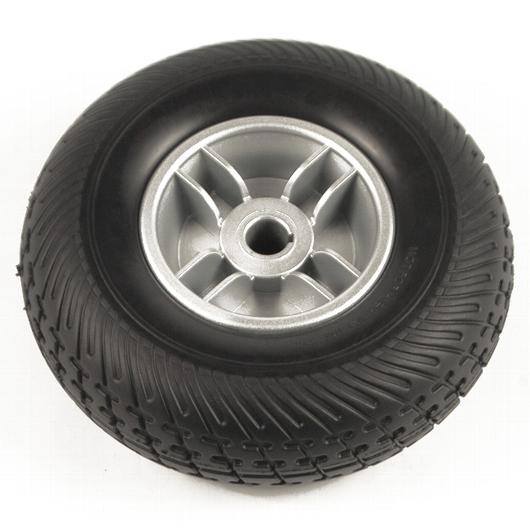 9" Black Flat-Free Rear Wheel Assembly for Go Go Elite Traveller Plus