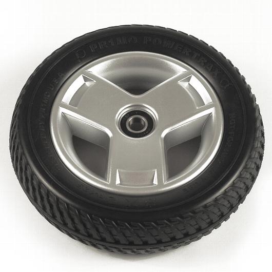 8" Black Foam-Filled Front Wheel Assembly for Go Go Elite Traveller Plus 4-Wheel Scooters 8" Black Foam-Filled Front Wheel Assembly for Go Go Elite Traveller Plus 4-Wheel Scooters