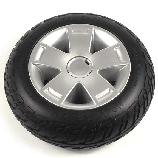 10.4" Black Flat-Free Front Wheel Assembly for Celebrity X 4-Wheel Scooters 10.4" Black Flat-Free Front Wheel Assembly for Celebrity X 4-Wheel Scooters