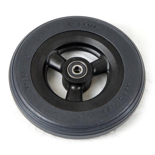 6" Gray Urethane Caster Wheel Assembly for At'm Power Wheelchairs 6" Gray Urethane Caster Wheel Assembly for At'm Power Wheelchairs