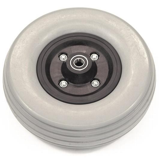 8" Gray Semi-Pneumatic Front Wheel Assembly for Invacare 400 Scooters 8" Gray Semi-Pneumatic Front Wheel Assembly for Invacare 400 Scooters