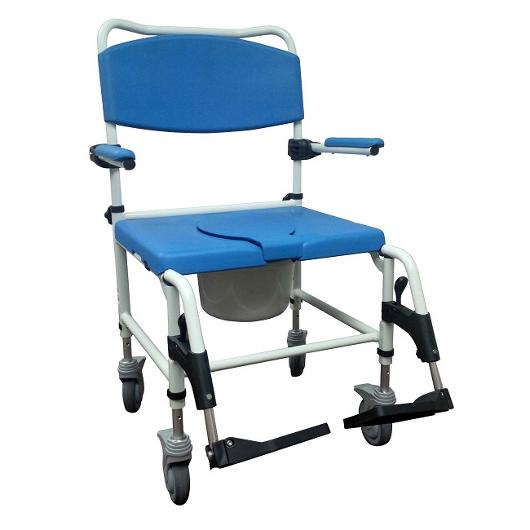 Drive Medical Bariatric Aluminum Rehab Shower Commode Chair Chairs from SpinLife