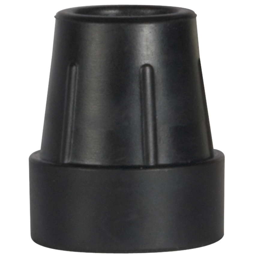 1" Black Cane Tips (Box of 8)