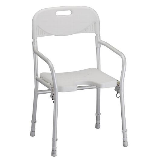 Nova Foldable Shower Chair W/Back Stools & Seats from SpinLife
