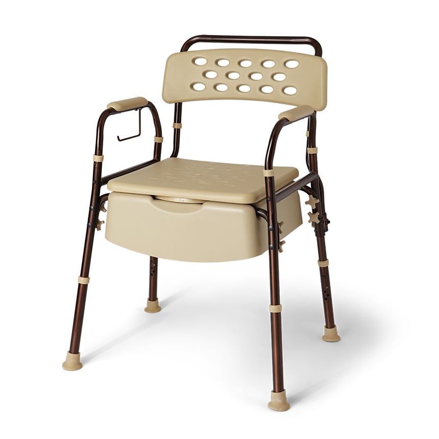 Medline Elements Bedside Commode Commodes from SpinLife