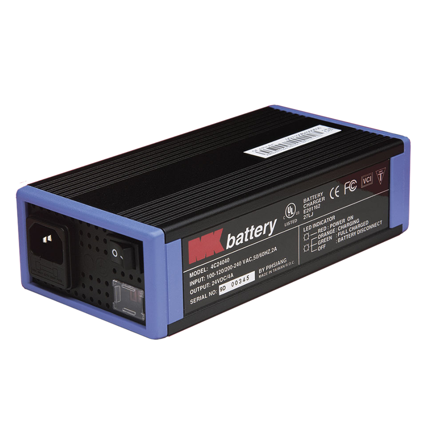 24V 5AMP Scooter Battery Charger for Travel and Midsize scooters
