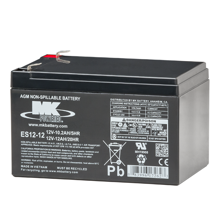 12V 12 AH Sealed Lead Acid (Pair)