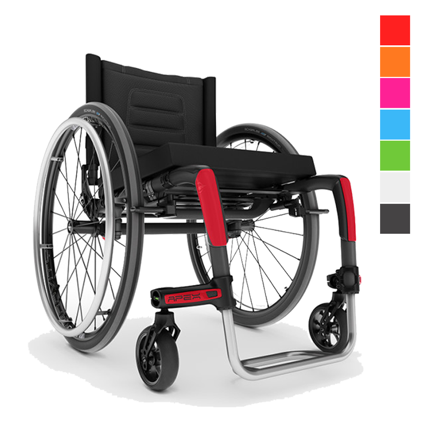 Motion Composites APEX Carbon Fiber Ultra Lightweight Rigid Wheelchair from SpinLife