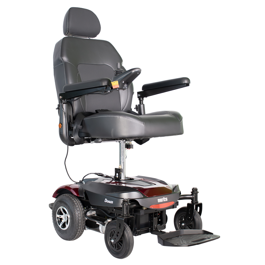 Merits Health Dualer Powerchair Full Size Power Wheelchair from SpinLife