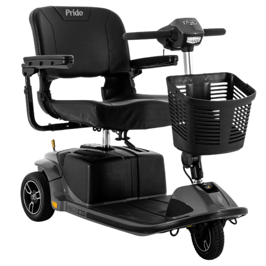 Pride Revo 2.0 3-Wheel Mobility Scooters from SpinLife