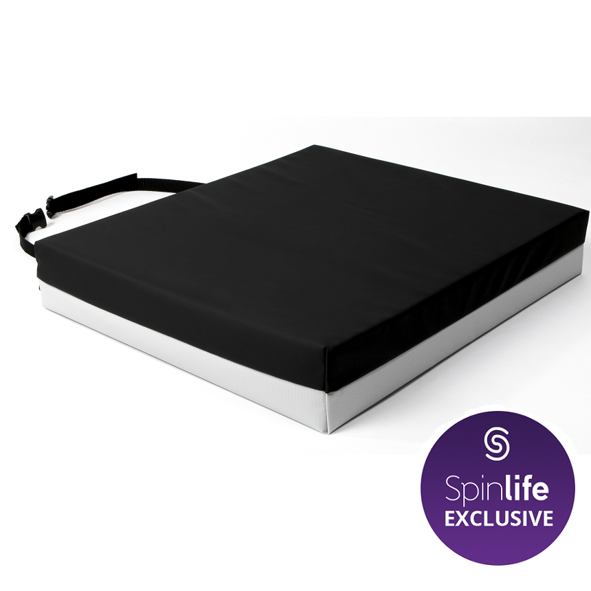 Image shows the Protekt Gel cushion in a stretch cover.