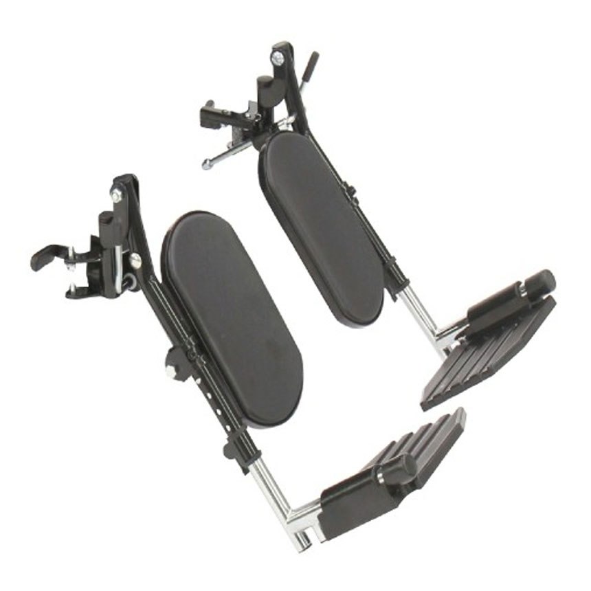 Elevating Legrests, Composite Footplates (Non-Padded Calf Pads) for Invacare Manual Wheelchairs (Pair) Elevating Legrests, Composite Footplates (Non-Padded Calf Pads) for Invacare Manual Wheelchairs (Pair)