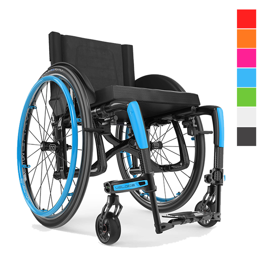 Motion Composites Veloce Ultra Lightweight Folding Wheelchair from SpinLife