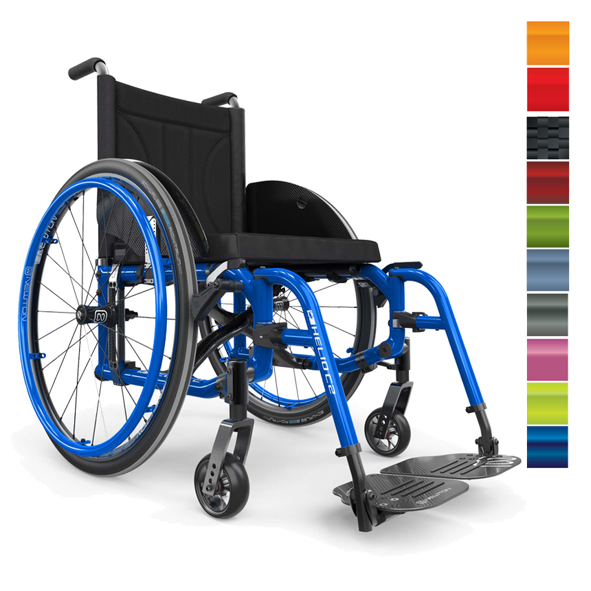 Motion Composites Helio C2 Ultra Lightweight Folding Wheelchair from SpinLife