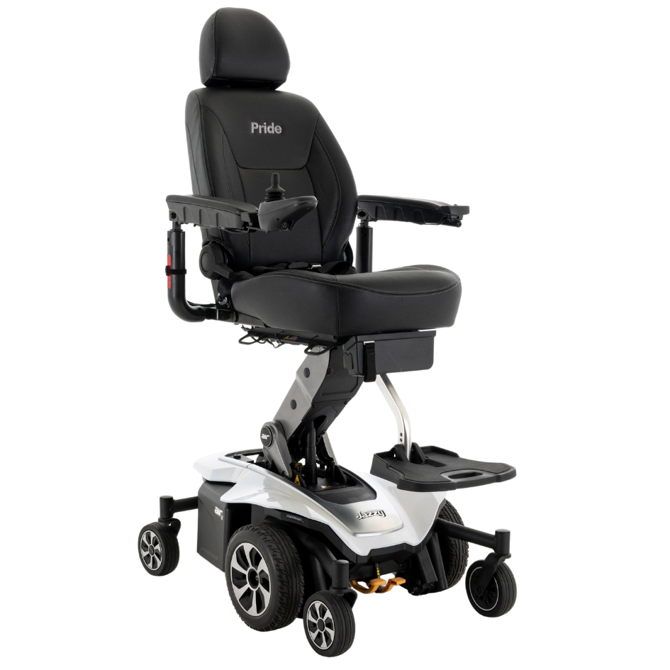 Jazzy Air 2 extended range elevating power wheelchair by Pride Mobility