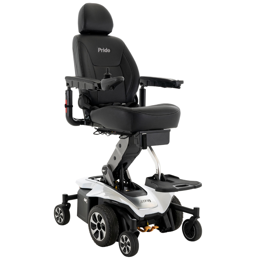 Jazzy Air 2 extended range elevating power wheelchair by Pride Mobility