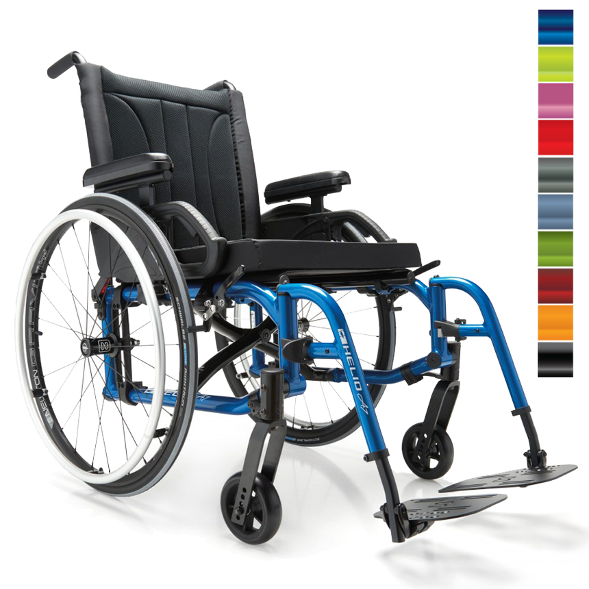 Motion Composites Helio A7 Ultra Lightweight Folding Wheelchair from SpinLife