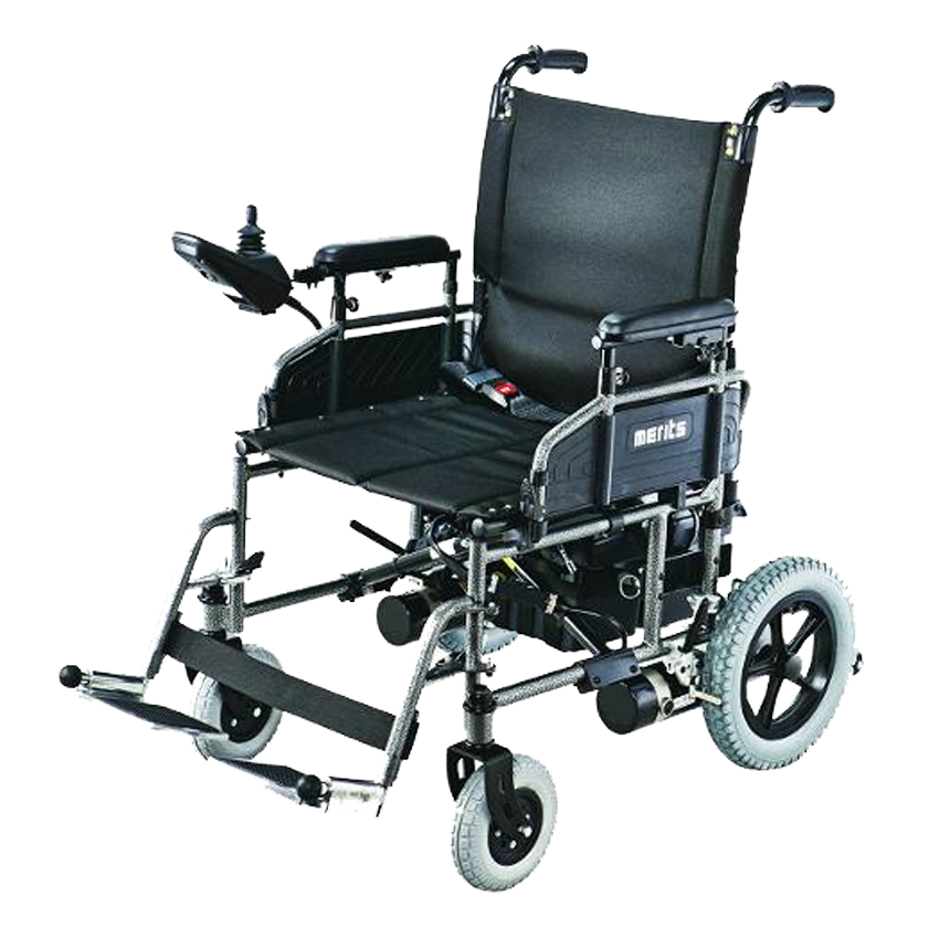 Merits Health Travel-Ease Folding Power Chair - Merits Health Travel/  Portable Power Wheelchairs