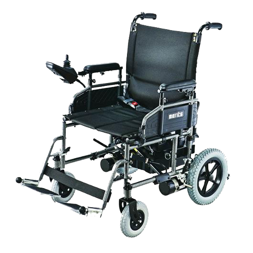 Merits Health Travel-Ease Folding Power Chair Wheelchair from SpinLife