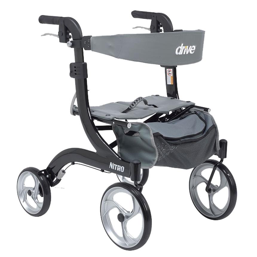 Drive Medical Nitro Hemi Height Rolling Walkers from SpinLife