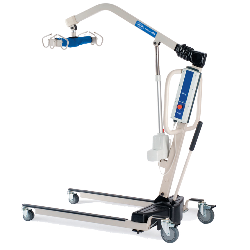 Invacare Reliant Plus 450/600 Power w/Low Base Patient Lifts from SpinLife