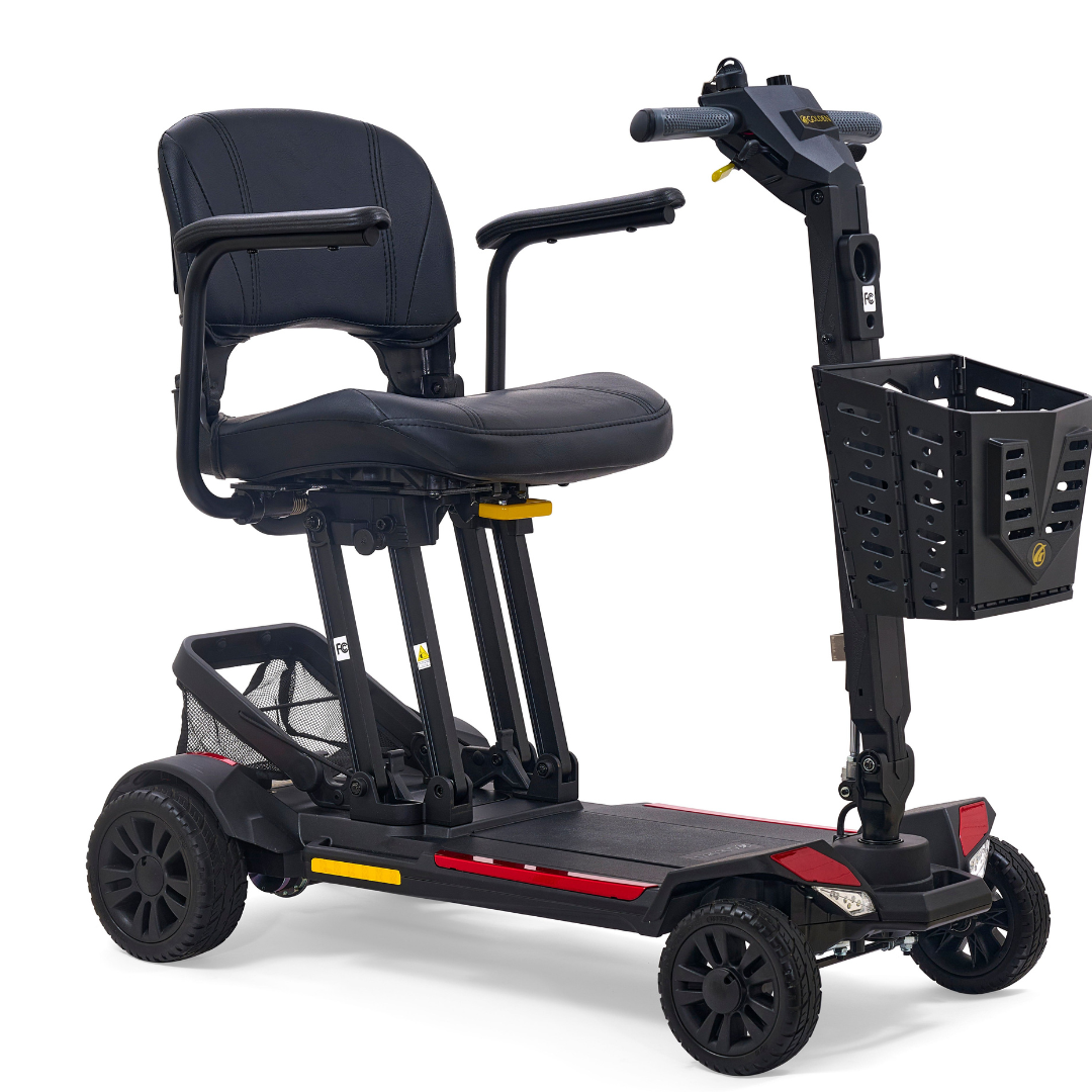 洋楽 PLEASE Buzzaround Carry On Folding Scooter | SpinLife