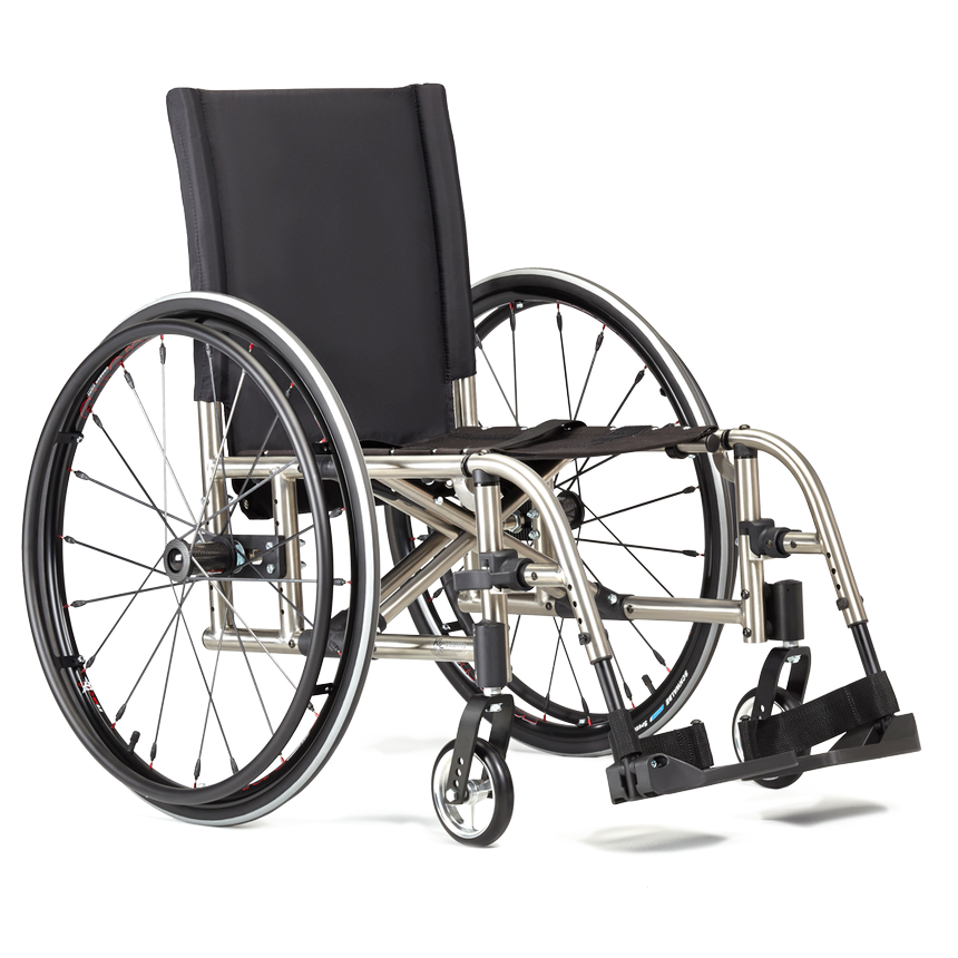 Ki Mobility Catalyst 5 Ti Ultra Lightweight Folding Wheelchair from SpinLife