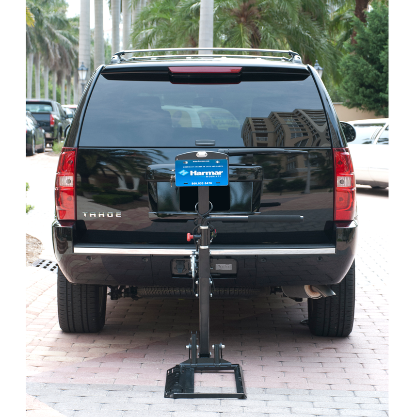 Harmar/AL580 Next Generation Power Chair Lift Outside Vehicle from SpinLife