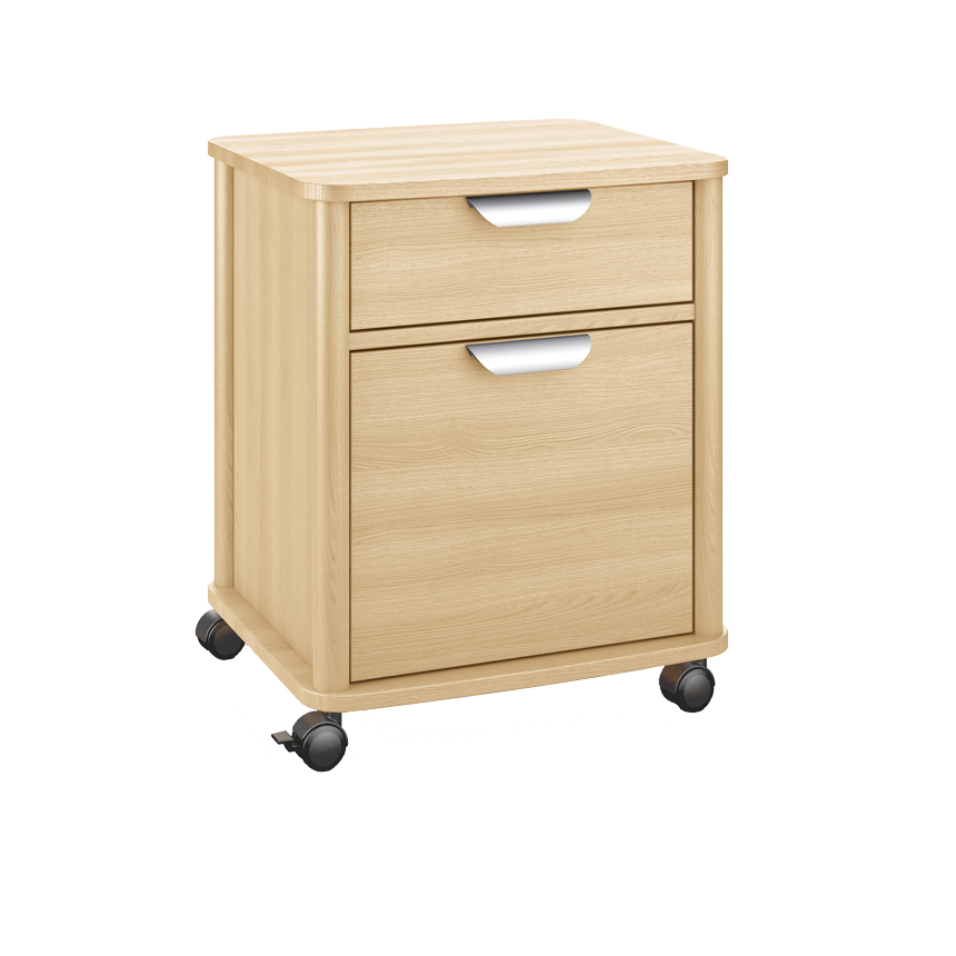 Wissner-Bosserhoff Vivo 2-Drawer Bedside Cabinet Overbed Tables from SpinLife