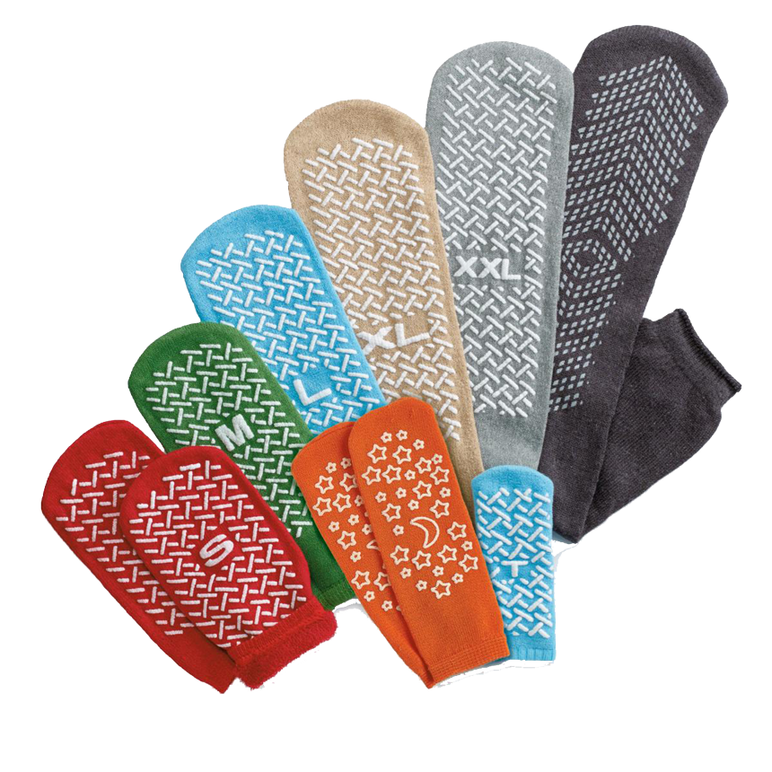 Medline Double-Tread Patient Slippers Apparel from SpinLife