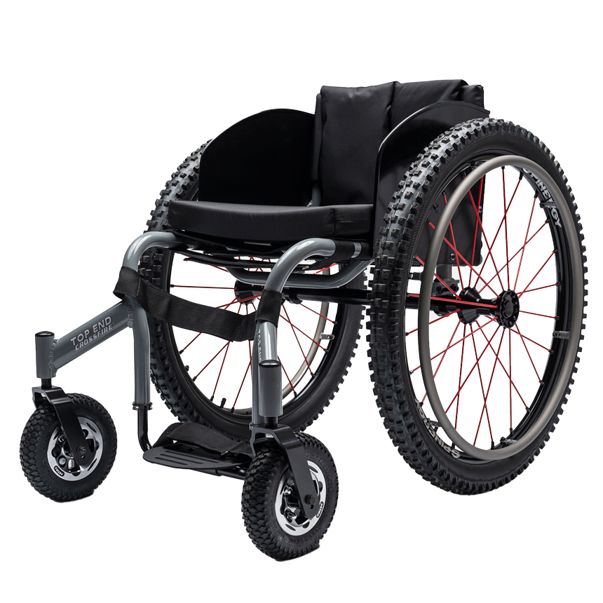 Top End Crossfire All Terrain Wheelchair Ultra Lightweight Rigid Wheelchair from SpinLife