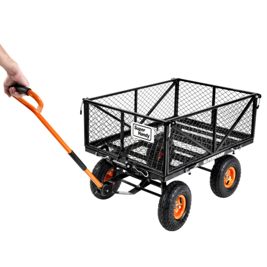 Super Handy Heavy Duty Garden Dump Cart Outdoor Aids from SpinLife