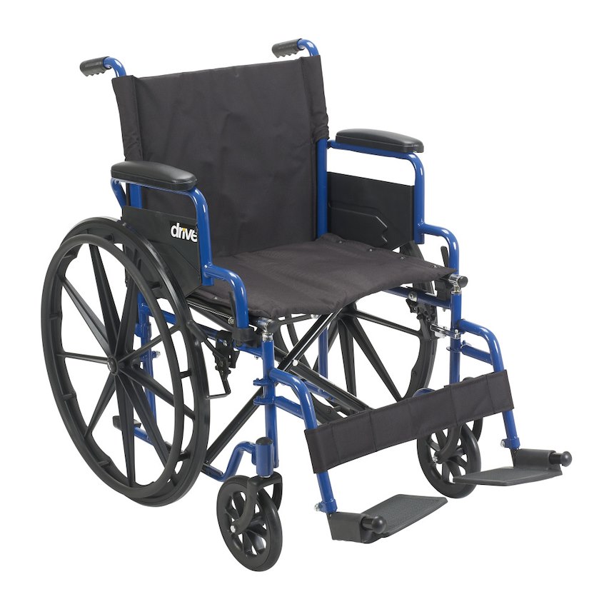 Drive Medical Blue Streak Standard Lightweight Wheelchair from SpinLife