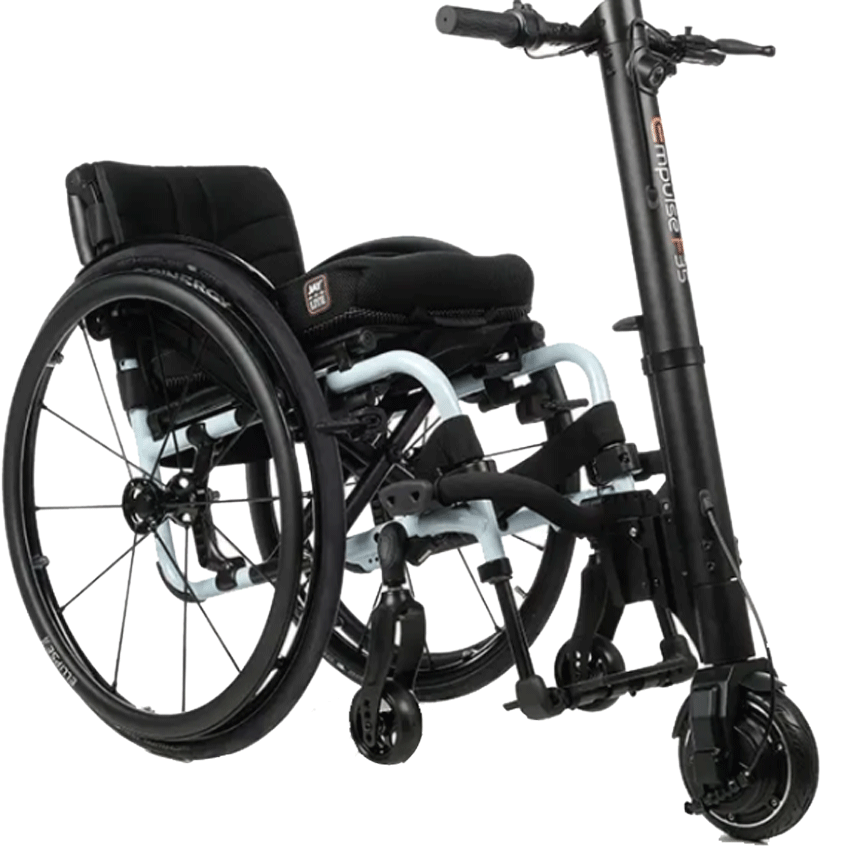 Sunrise Quickie Empulse F35 Power Assist Ultra Lightweight Sport Wheelchairs from SpinLife