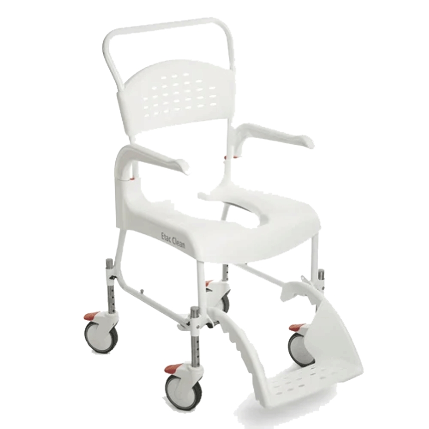 Etac - Bathroom Aids Clean Height Adjustable Shower Chair Rehab Commode Chairs from SpinLife