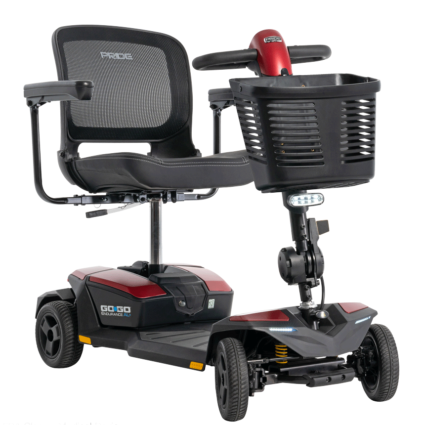 Pride Go Endurance AL+ Mobility Scooters Travel Scooter from SpinLife