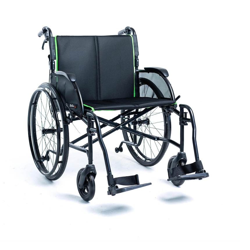 Feather Chair HD 350/450 Heavy Duty Wheelchair with Swing-away Footrest from SpinLife